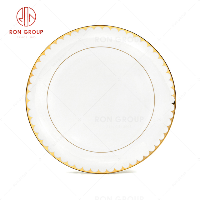 RN0203P00091 Hot Selling Classic Style Bone China Dish