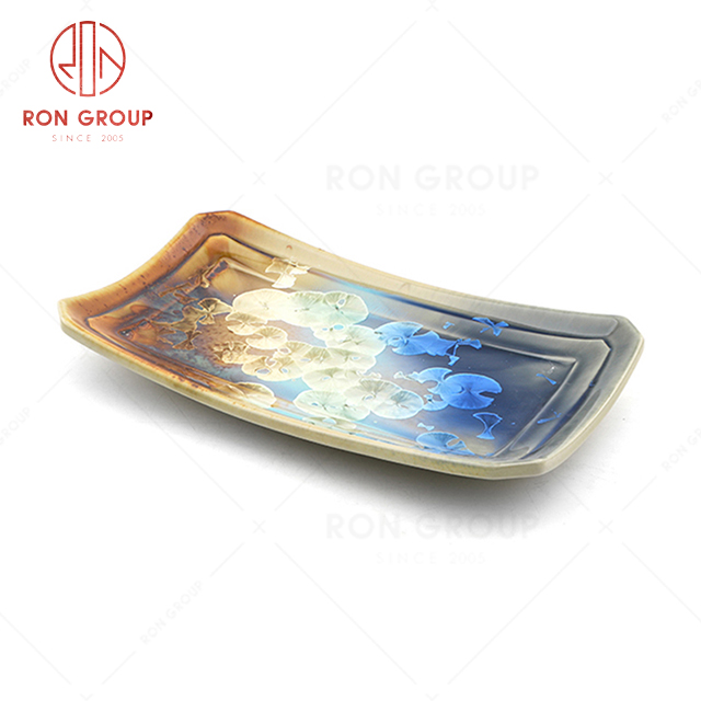 RN0660P00868 Wholesale High Quality Exquisite Ceramic Rectangle Plate