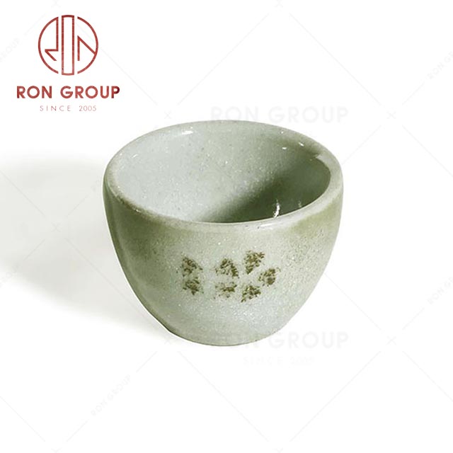 RN0039P02566 Hot Sale High Quality Sakura Green Ceramic Cup