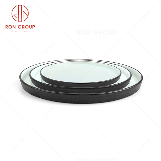 Popular tableware wholesale supply  high-quality restaurant round plates