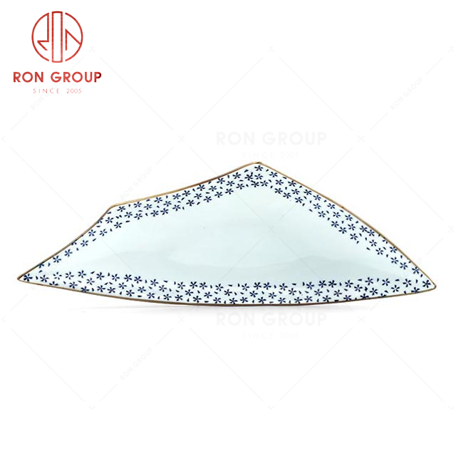 RNPS096FX Hot Selling High Quality Ceramic Shaped Long Plate