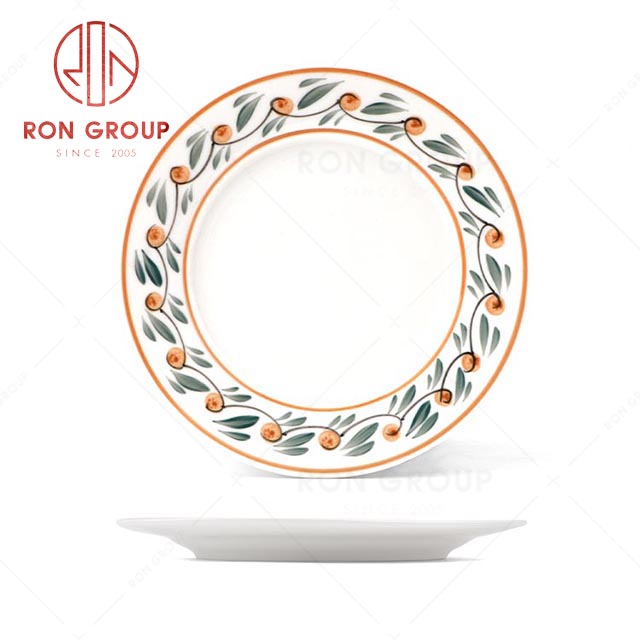 Premium Customized Hand-painted Restaurant Porcelain Plate