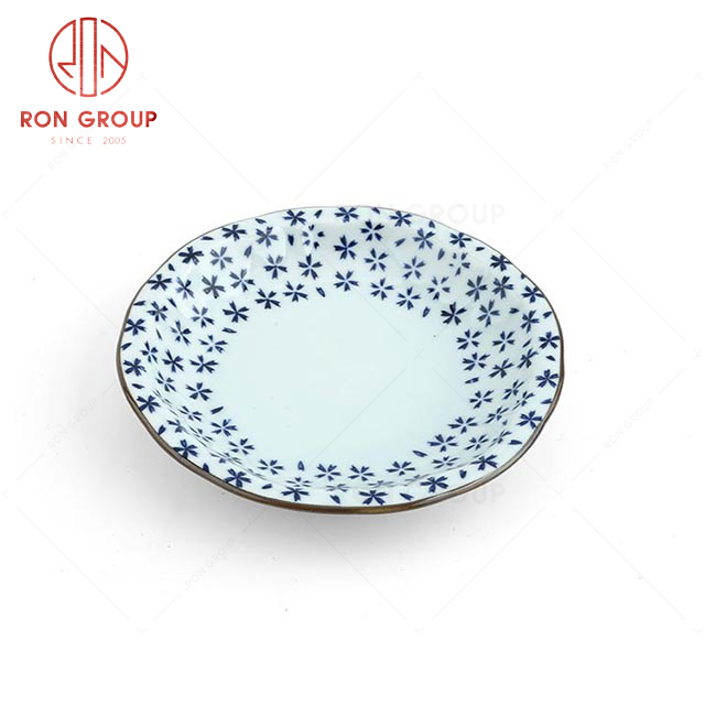 RNPS009FX Hot Selling Elegant and Exquisite Porcelain Round Plate