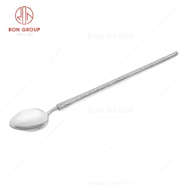 RN0050E01849 Hot Selling High Quality Exquisite Durable Silver Stainless Steel  Ice Spoon