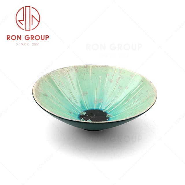 RN0020P00272  Hot Sale Unique Design Exquisite Sapphire Sheen Cllection Ceramic Bowl