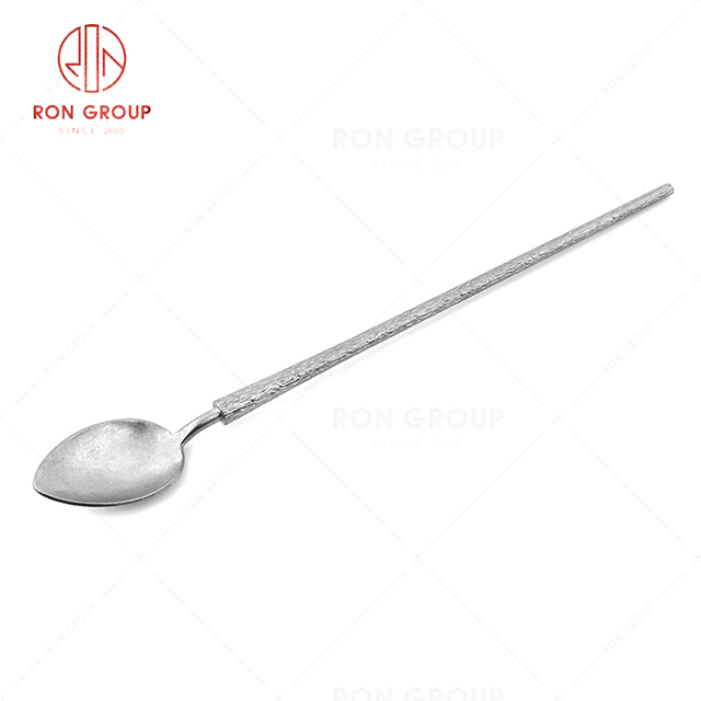 RN0050E01837 Hot Selling High Quality Exquisite Durable Silver Stainless Steel Ice Spoon