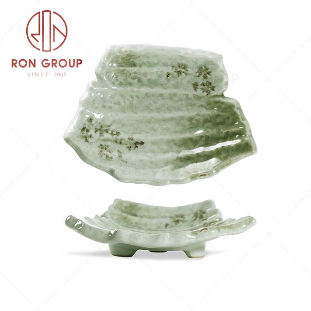 RN0039P02638  Hot Sale High Quality Unique Porcelain Special-shaped Plate