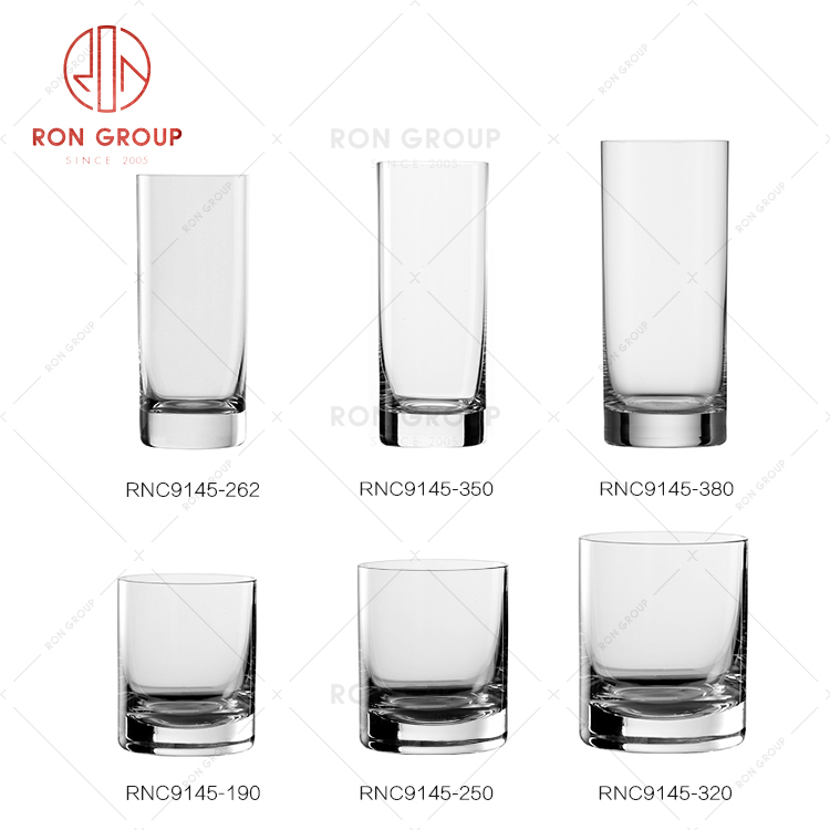 Affordable hotel supporting cup restaurant crystal juice water whisky mix-drink cup