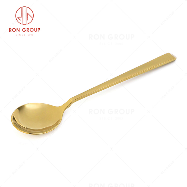 RN0178E00229 Wholesale High Quality Stainless Steel Cutlery Moroccan Series -- Soup Spoon