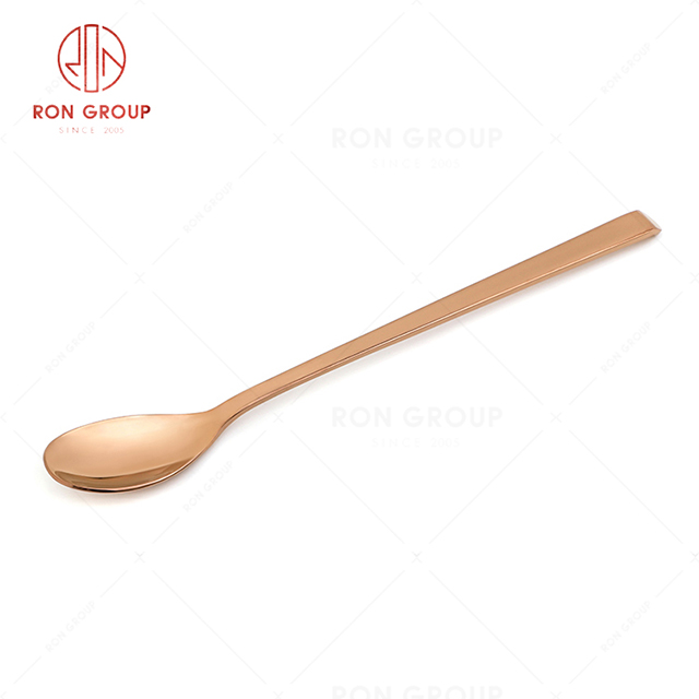 RN0178E00240 Wholesale High Quality Stainless Steel Cutlery Moroccan Series -- Ice Tea Spoon