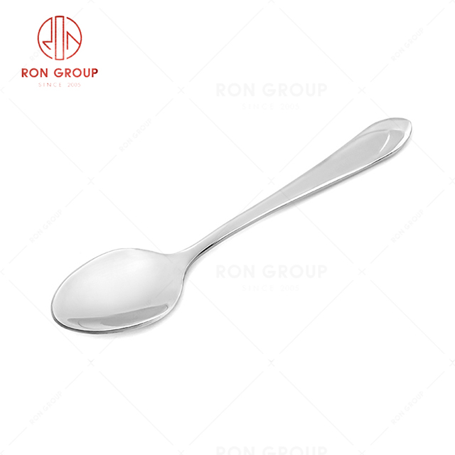 RN0050E01692 Hot Sale High Quality Exquisite and Practical Silver Stainless Steel Coffee Spoon