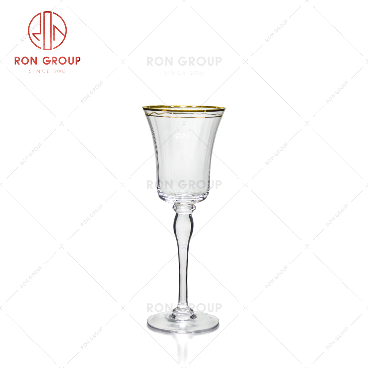 Luxury hotel decorative glass retro restaurant wine glass goblet