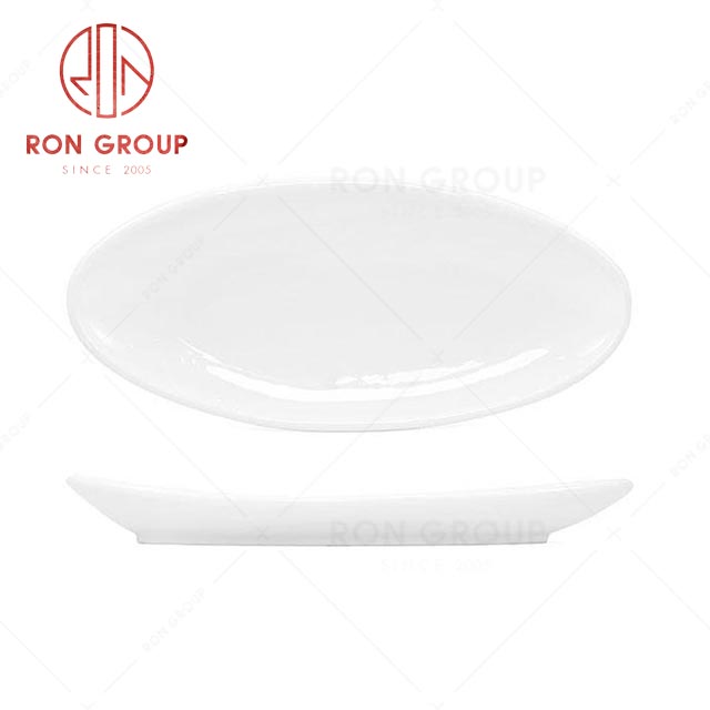 RN0037P06525-28 Hot Selling Classic Porcelain Oval Plate