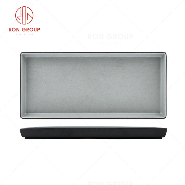 RN0004M00076  Hot Selling High Quality Durable Melamine Long Plate