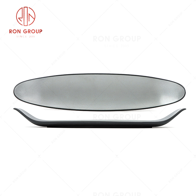 RN0004M00023 Hot Sale High Quality Durable Melamine Long Plate