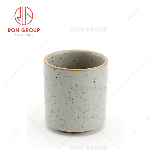 Ceramic New Modern Design OEM Water Cup Handleless Ceramic Tea Cup