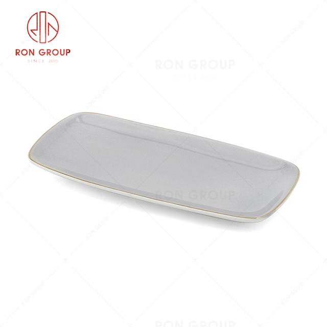 RN0045P00040  Hot Sale High Quality Bone China Towel Plate