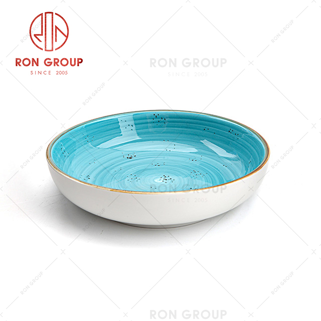 banquet restaurant porcelain crockery plates dinner sets soup plate