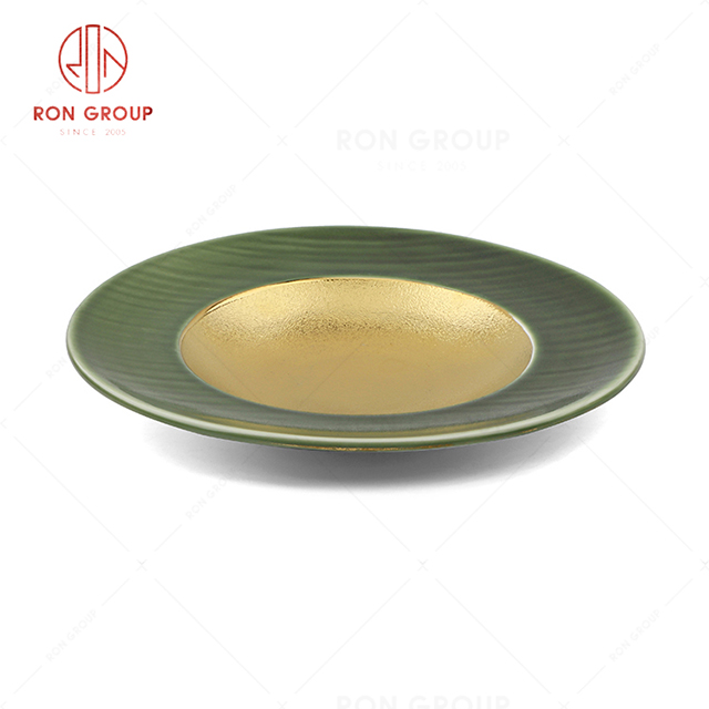 RN0660P00636 Wholesale Unique Design  Exquisite Porcelain Pasta Plate