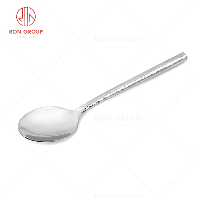 RN0050E01644 Wholesale High Quality Exquisite and Practical Silver Stainless Steel Tea Spoon