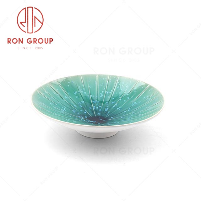 RN0020P00279 Wholesale High Quality Beautiful and Practical Ceramic Ripple High Bowl