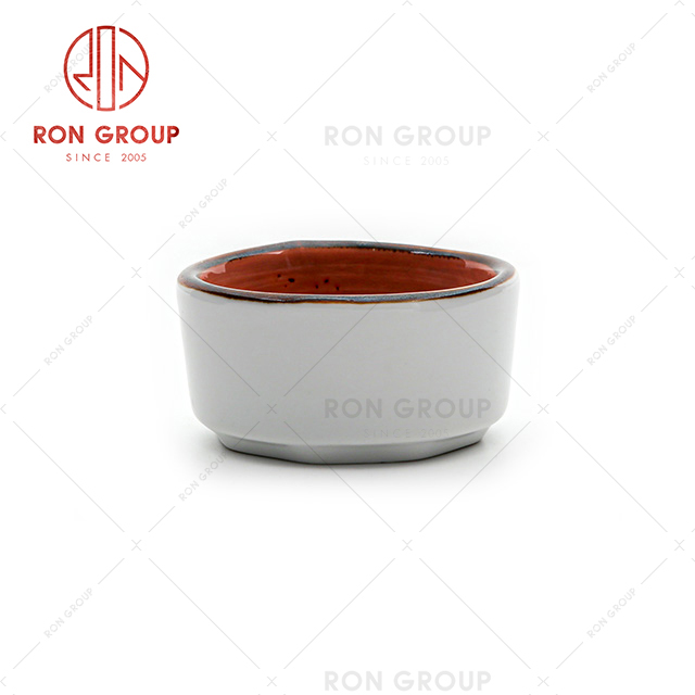 wedding banquet use small sauce dish high temperature ceramic dipping sauce ramekin