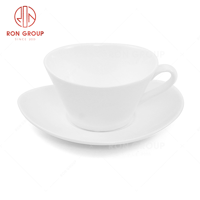 RN0037P06178-79-80-81  Hot Selling High Quality  Pure White Oval Coffee Cup