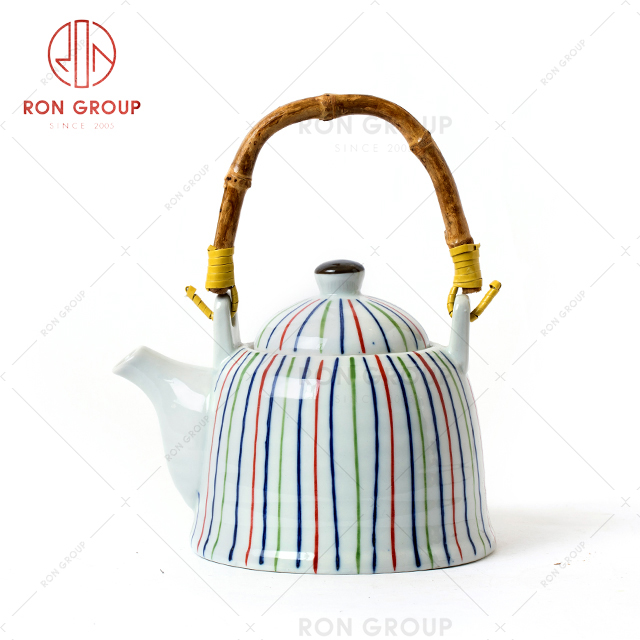 Classic decoration wholesale ceramic modern luxury porcelain Asian style serving tea pot