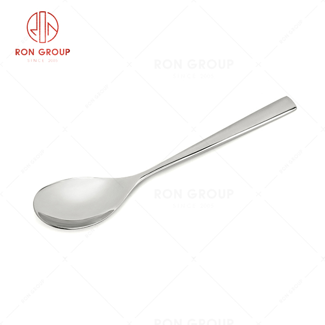 RN0178E00411 Hot Sale High Quality Silver Stainless Steel Cutlery New Era Series-- Serving Spoon