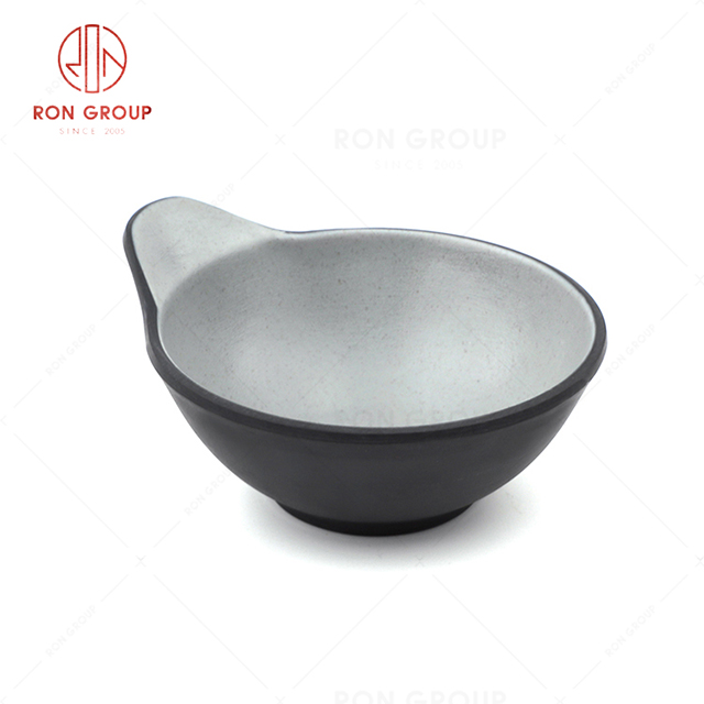 RN0004M00053 Wholesale Simple Design Practical Melamine Handle Bowl