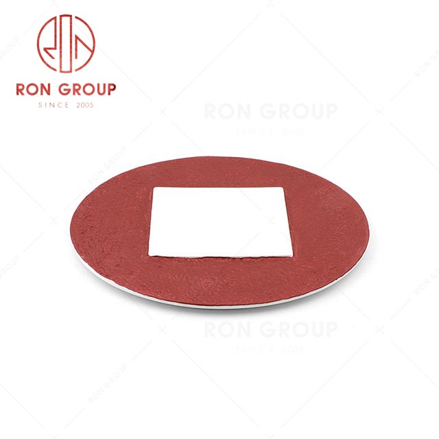 RN0660P00420 Wholesale High Quality Exquisite Stone Pattern Round Plate