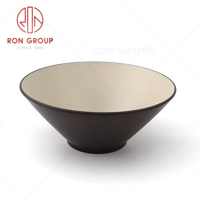 RN0011M02083-084 Wholesale Durable Terracotta Brown Series Melamine  Bowl