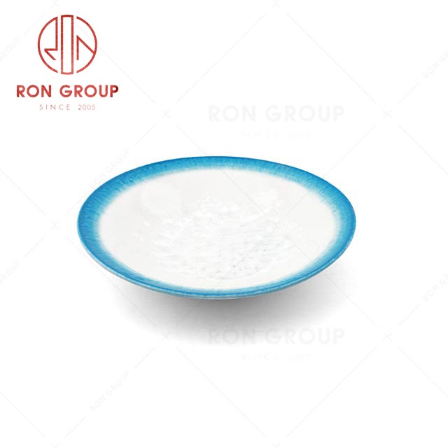 RN0660P00510 Hot Sale High Quality Blue Ceramic  Deep Plate