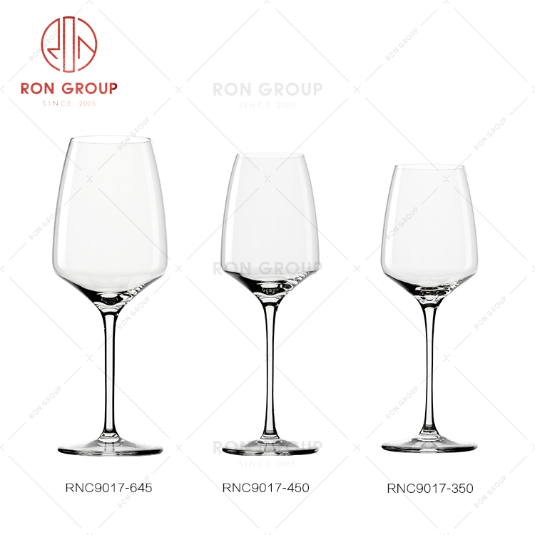 Hotel drink ware restaurant party crystal white red wine bordeaux glass cup