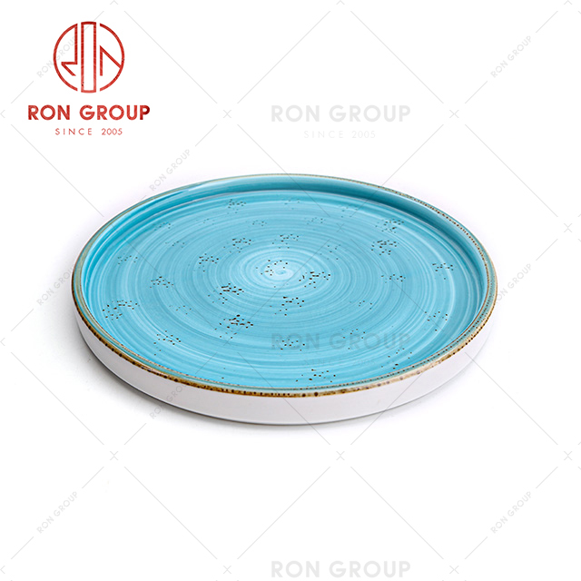 blue porcelain dinner plates sets