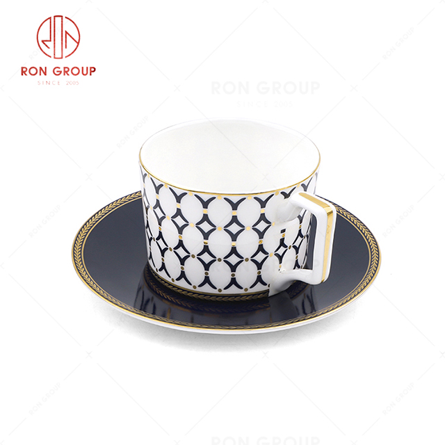 RN0203P00089 Wholesale High Quality Exquisite Bone China Cup and Plate