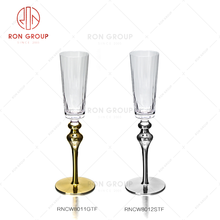 Personalize vintage wine glasses luxury multi-style restaurant wedding wine glass set