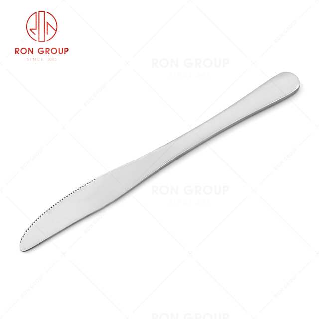 RN0050E01882 Wholesale High Quality Durable Silver Stainless Steel Dessert Knife