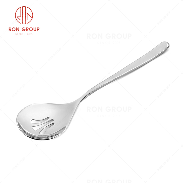 RN0050E01742 Hot Sale High Quality Sturdy and Durable Stainless Steel Long Colander Spoon