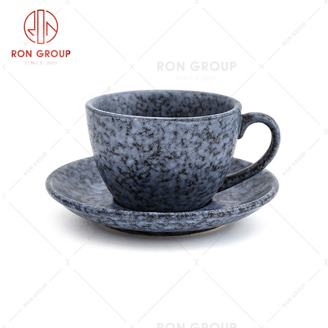 Blueberry series ceramic cup set high-end restaurant reception tea coffee cup