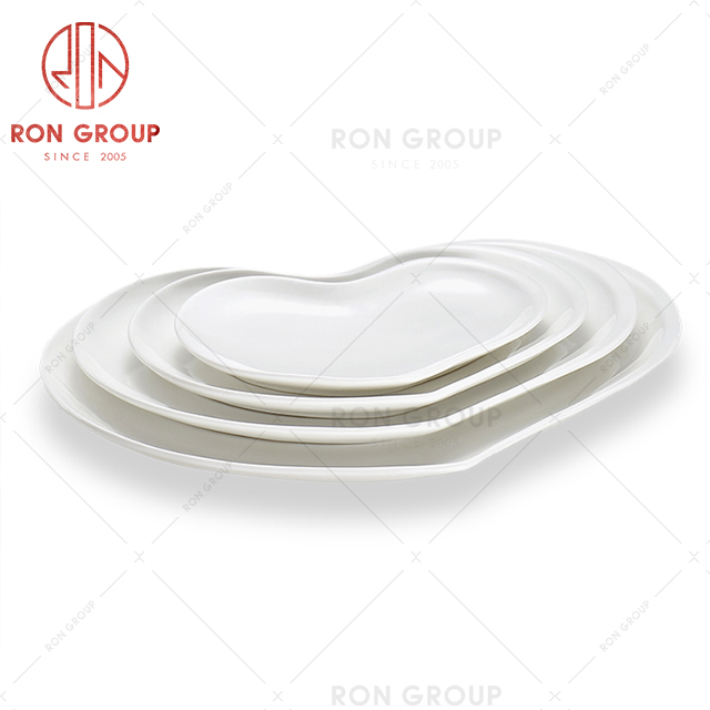 White porcelain plate hot selling restaurant plates ceramic dinner plate