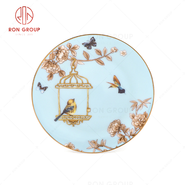 RN0203P00134  Hot Sale High Quality Bone China Round Plate