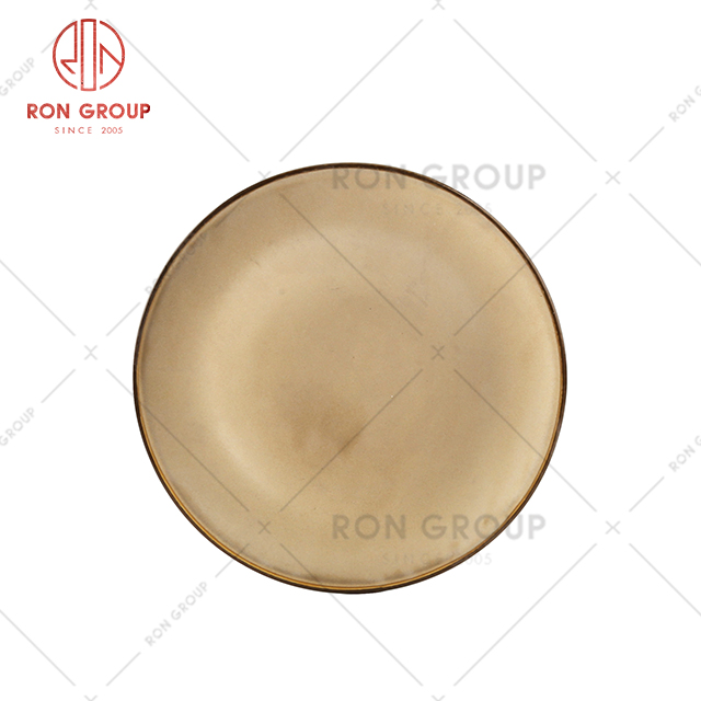 cheap price factory direct personalized decorative ceramic flat round plate