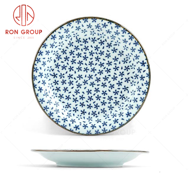 RNPS006FX Wholesale High Quality Exquisite Ceramic Round Plate