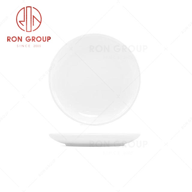 RN0037P06387  Hot Selling High Quality  Classic White Ceramic Saucer