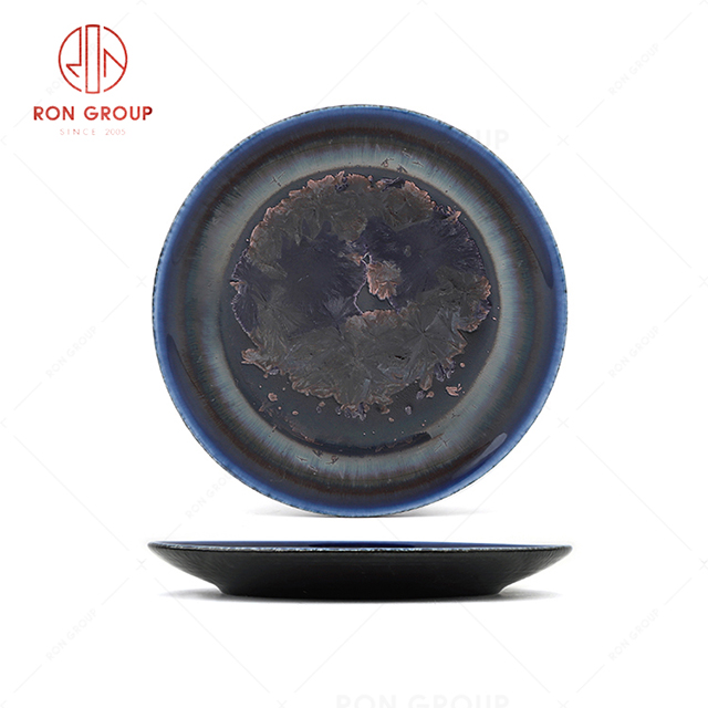 RN0660P00264  Wholesale High Quality Exquisite and Unique Ceramic Striped Bowl