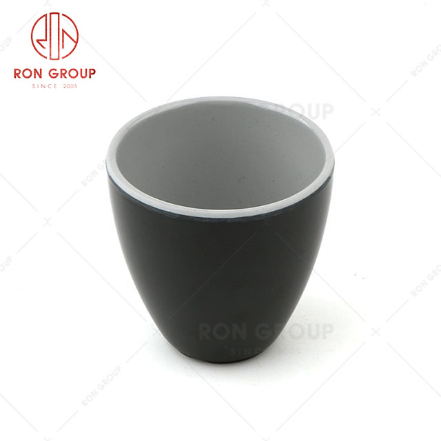 RN0011M02294  Wholesale High Quality Rock Grey Melamine Cup