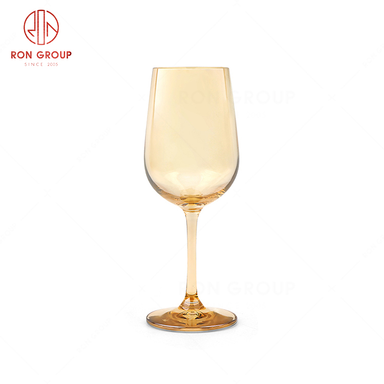 RN0567G00058 Wholesale  Unique Design High -end  Amber Goblet