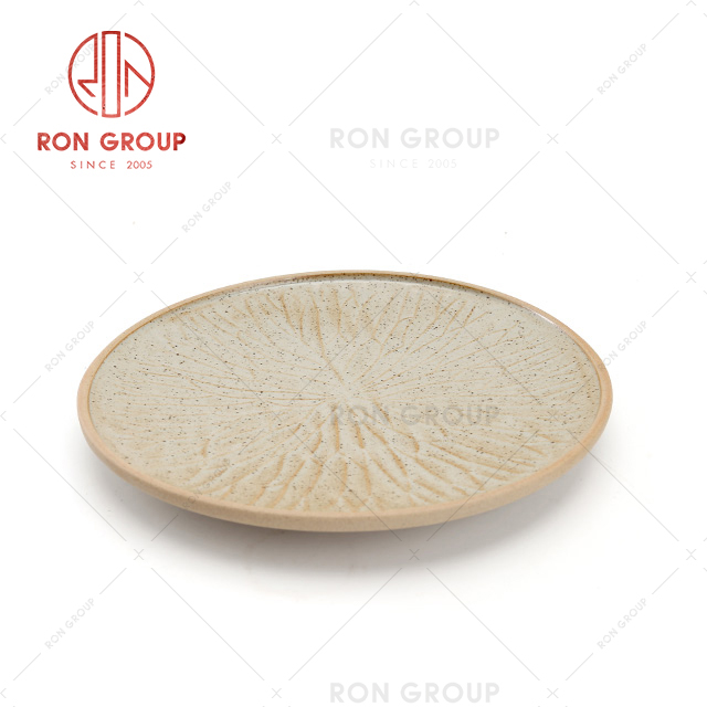 Wholesale Handmade  service plates buffet food new style food plate