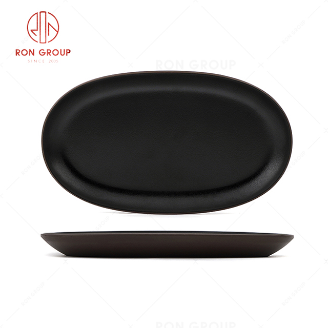 RN0004M00159-60 Wholesale High Quality Exquisite Melamine Oval Plate